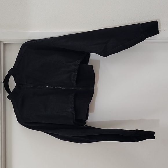 Alo On Point Moto Jacket In Black GUC - Picture 4 of 9